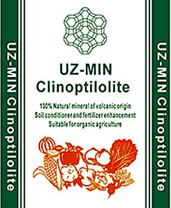 Khi được sử dụng làm phân bón zeolit tự nhiên cải tạo đất, zeolit clinoptilolit có thể cải thiện mức NPK, giữ nước